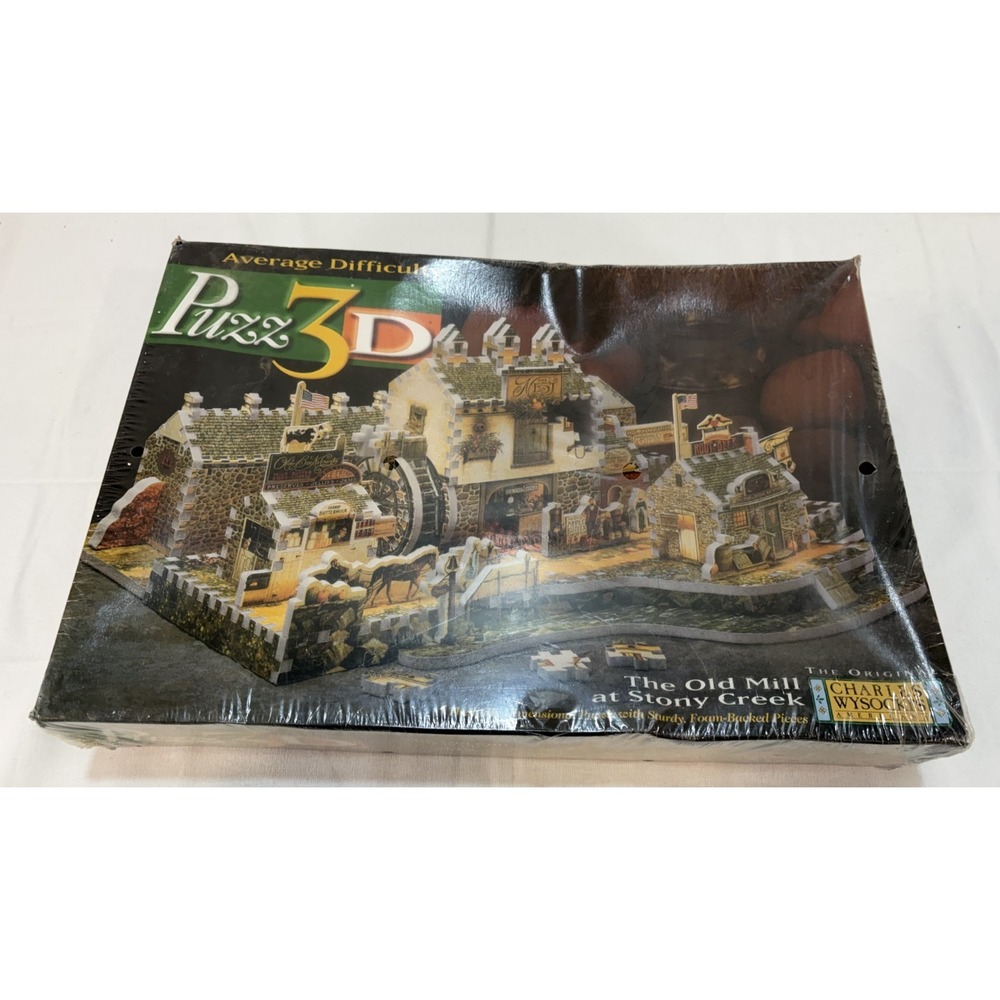 Milton Bradley Puzz3D – The Old Mill at Stony Creek 745-Piece Puzzle, Sealed